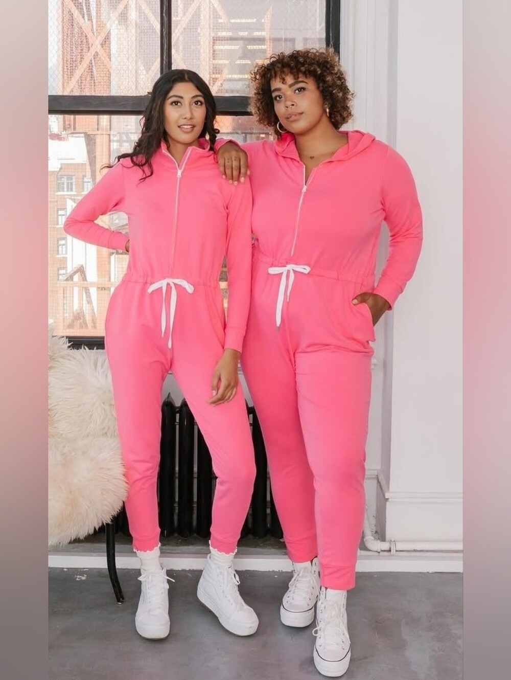 Smash+Tess Harris Hoodie in Ginger Pink Size Large